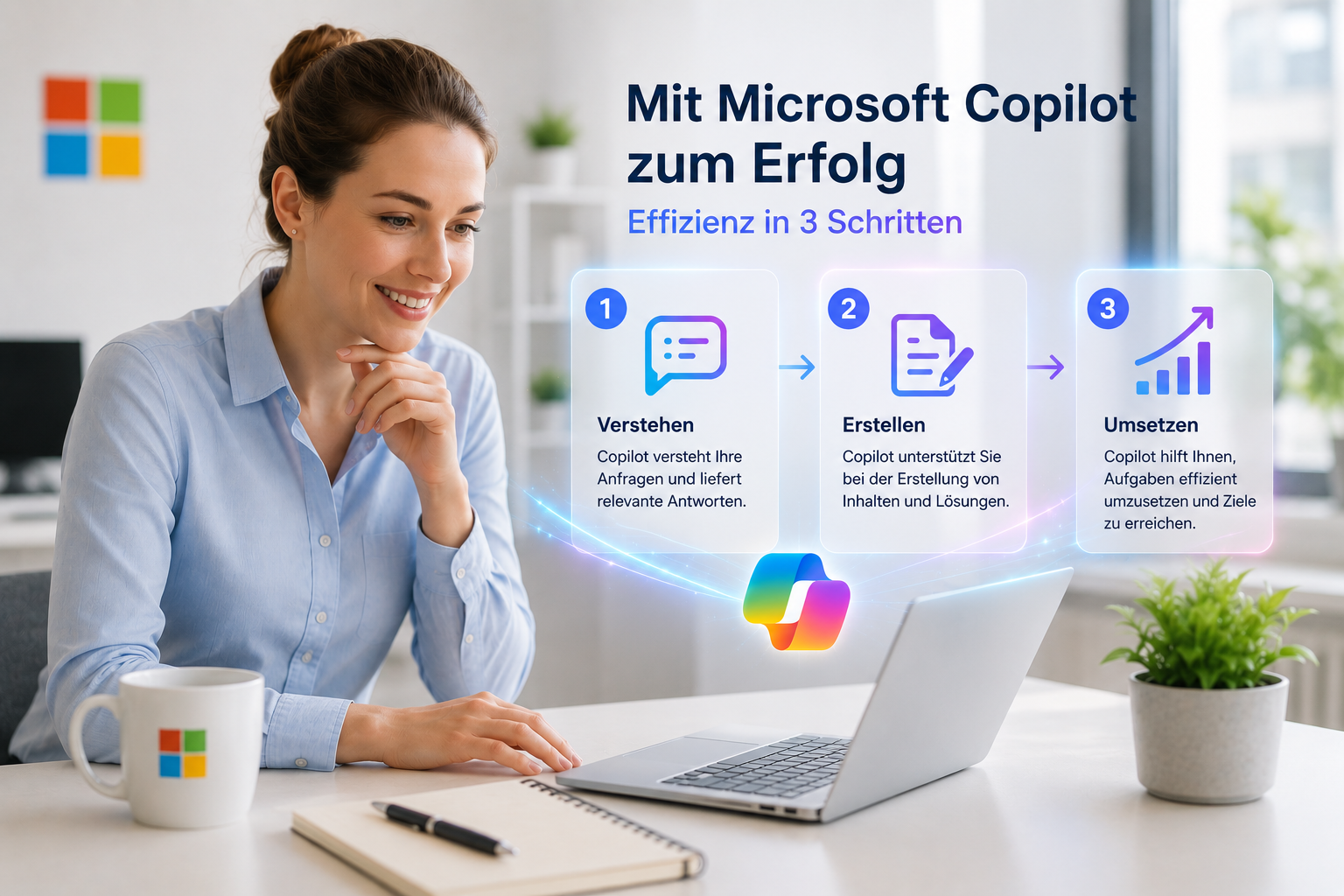 Mit Microsoft Copilot zum Erfolg in drei schritten